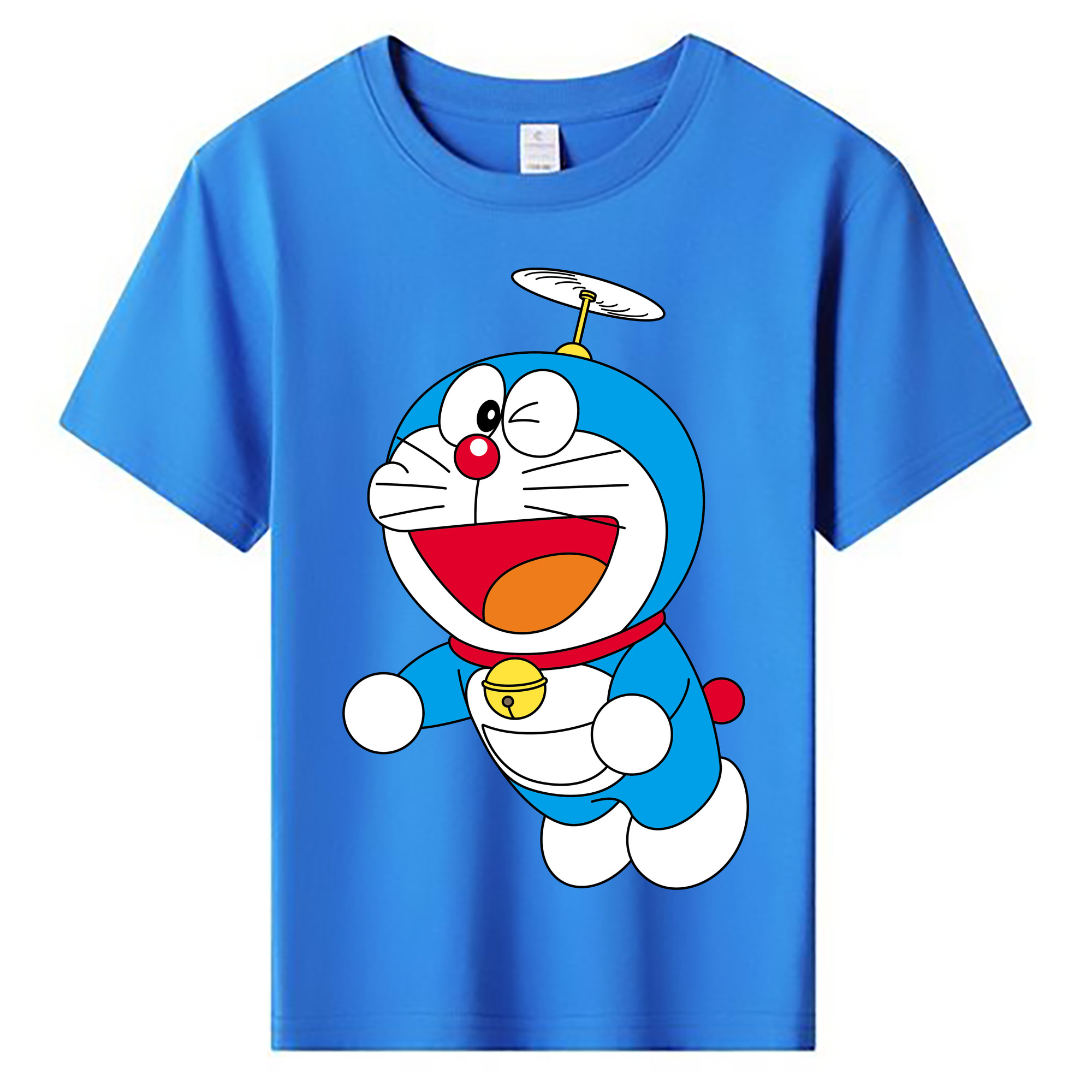 （画像用） ドラえもん Doraemon 綿100％キッズTシャツ（フロントプリント）